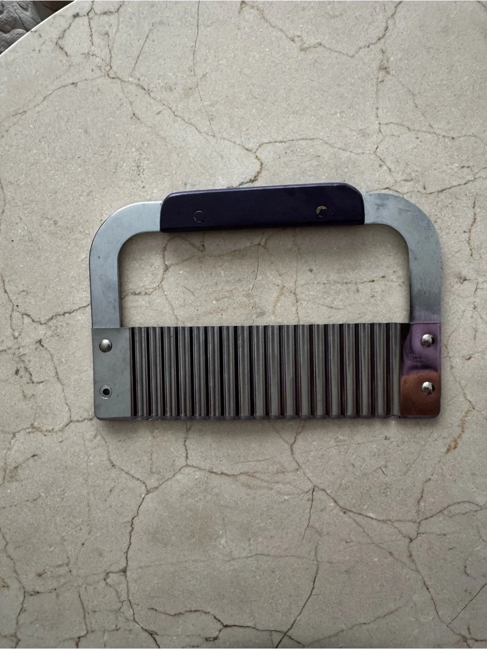 Substantial Crinkle Cutter Tool for Soap or Cheese